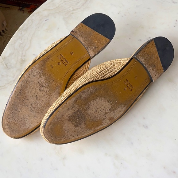COPY - Gucci men’s straw slippers size 10 - Picture 7 of 10